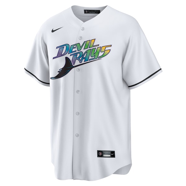 Men's Tampa Bay Rays Nike White Home Replica Team Jersey