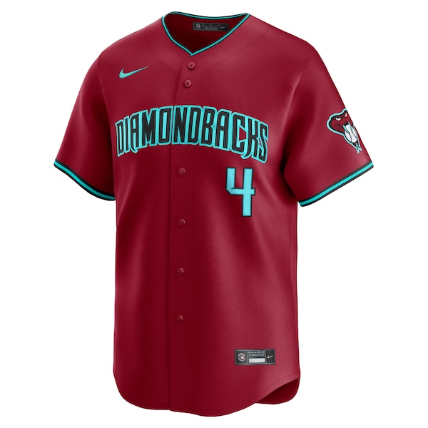 Men's Arizona Diamondbacks Ketel Marte Nike Red Alternate 2 Limited Player Jersey
