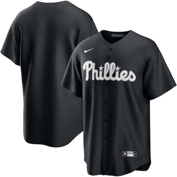 Men's Philadelphia Phillies Nike Black Replica Jersey