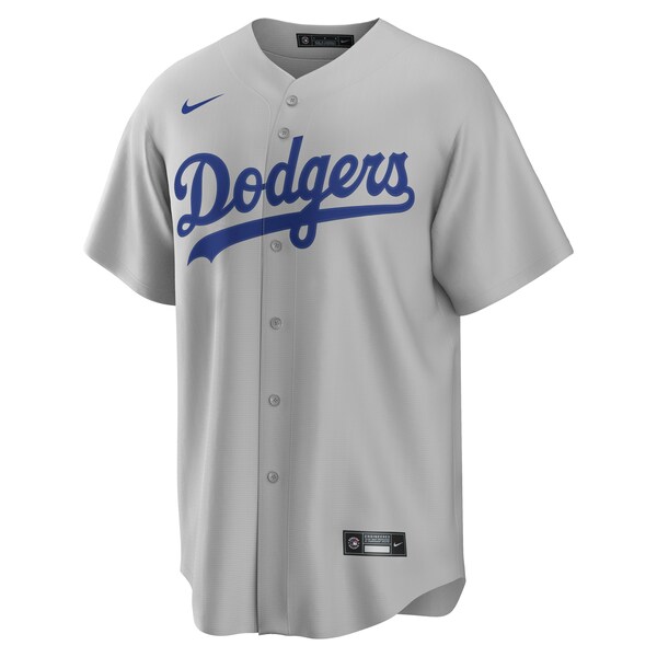 Men's Los Angeles Dodgers Shohei Ohtani Nike Gray Alternate Road Replica Jersey