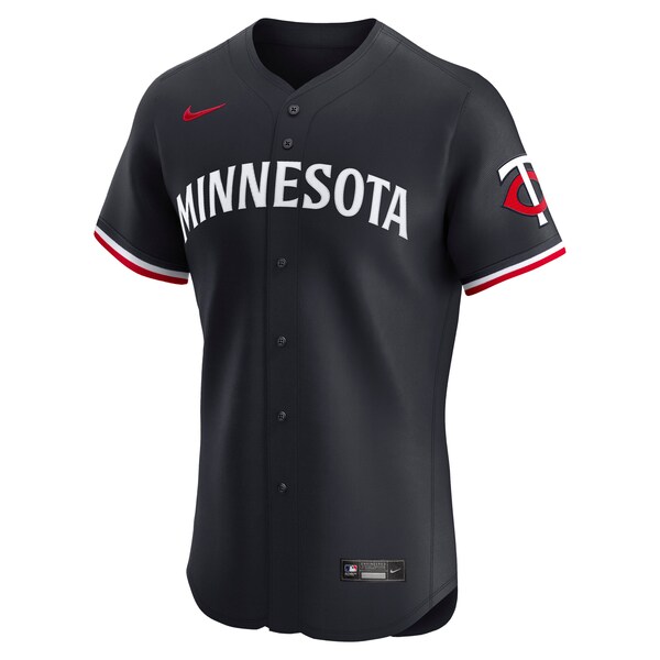 Men's Minnesota Twins Nike Navy Alternate 2 Elite Jersey
