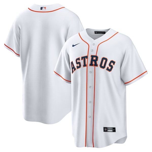 Men's Houston Astros Nike White Home Replica Team Jersey