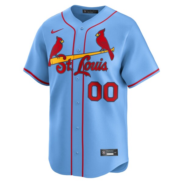 Men's St. Louis Cardinals Nike Light Blue Alternate Limited Custom Jersey