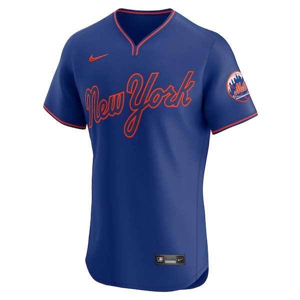 Men's New York Mets Nike Royal Alternate 2 Elite Jersey