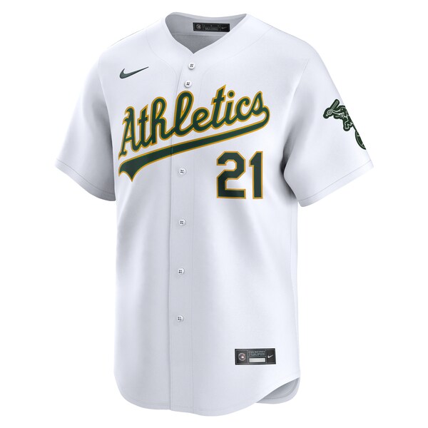 Men's Athletics Tyler Soderstrom Nike White Home Limited Player Jersey