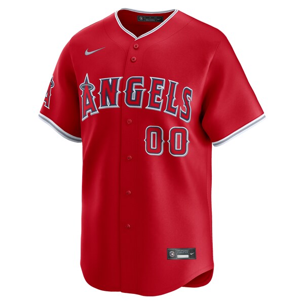 Men's Los Angeles Angels Nike Red Alternate Limited Custom Jersey