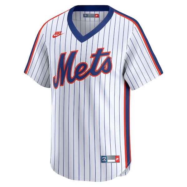 Men's New York Mets Nike White Throwback Cooperstown Collection Limited Jersey