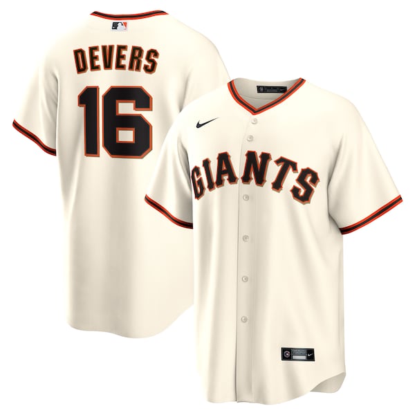 Men's San Francisco Giants Rafael Devers Nike White Home Replica Player Jersey