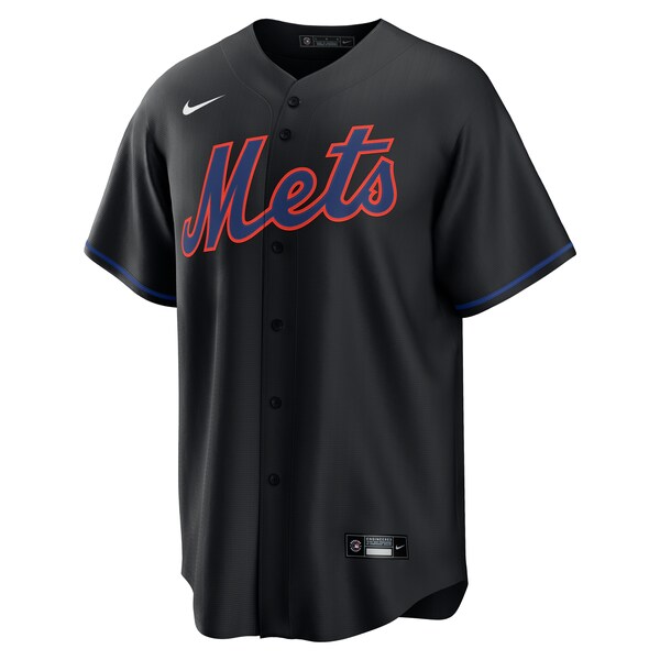 Men's New York Mets Brandon Nimmo Nike Black Alternate Replica Jersey