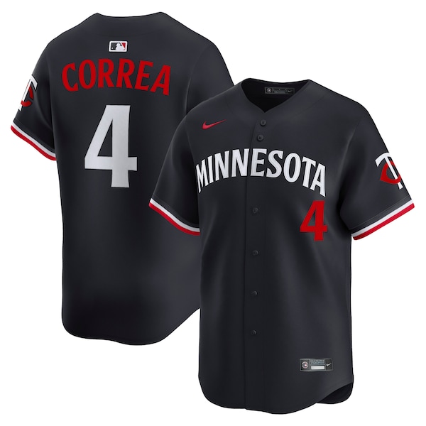 Men's Minnesota Twins Carlos Correa Nike Navy Alternate Limited Jersey