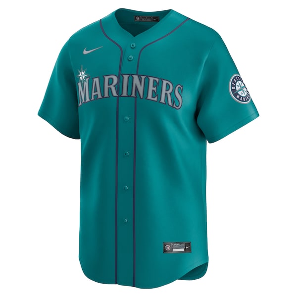 Men's Seattle Mariners Julio Rodríguez Nike Teal Alternate Limited Player Jersey