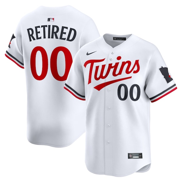 Men's Minnesota Twins Nike White Home Limited Pick-A-Player Retired Roster Jersey