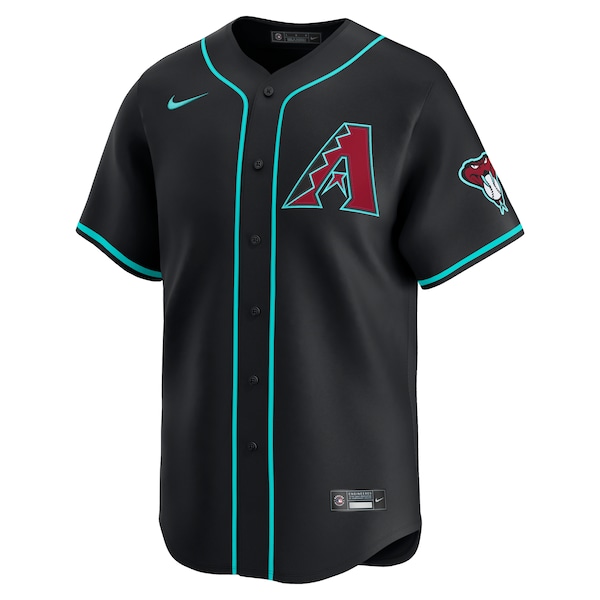 Men's Arizona Diamondbacks Ketel Marte Nike Black Alternate Limited Jersey