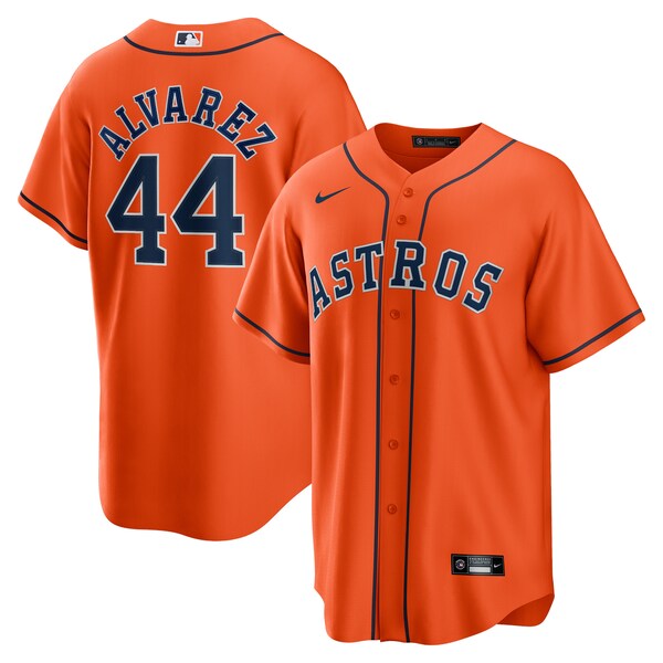Men's Houston Astros Yordan álvarez Nike Orange Alternate Replica Player Jersey