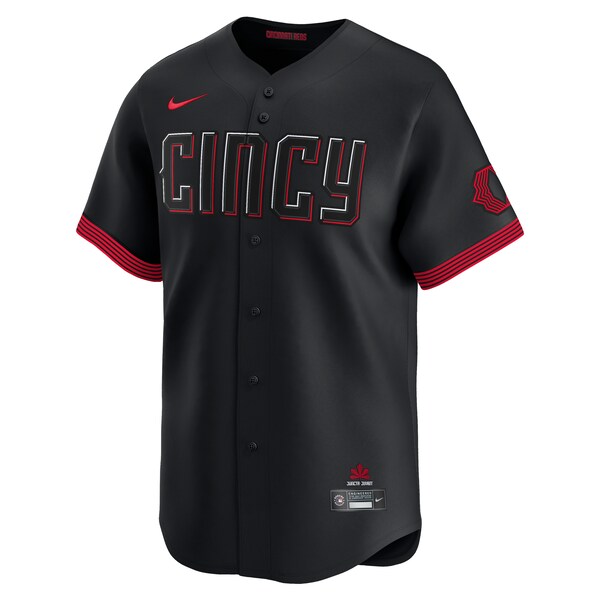Men's Cincinnati Reds Ken Griffey Jr. Nike Black City Connect Retired Limited Player Jersey