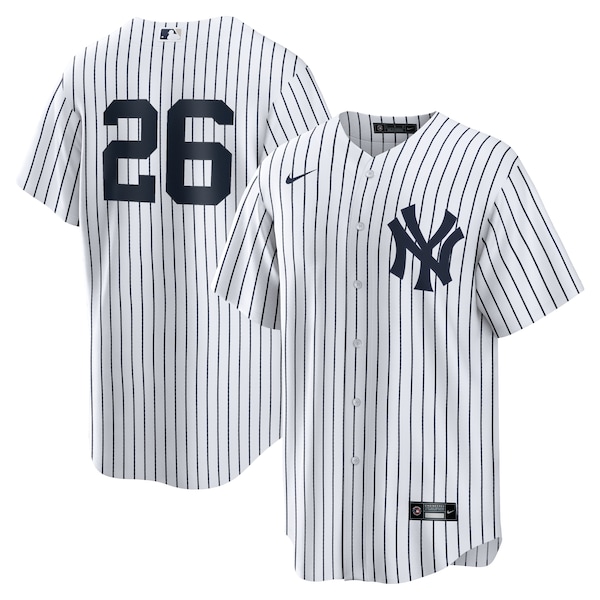 Men's New York Yankees DJ LeMahieu Nike White Home Replica Player Name Jersey