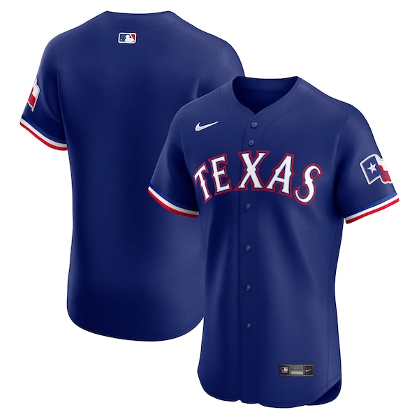 Men's Texas Rangers Nike Royal Alternate 2 Elite Jersey