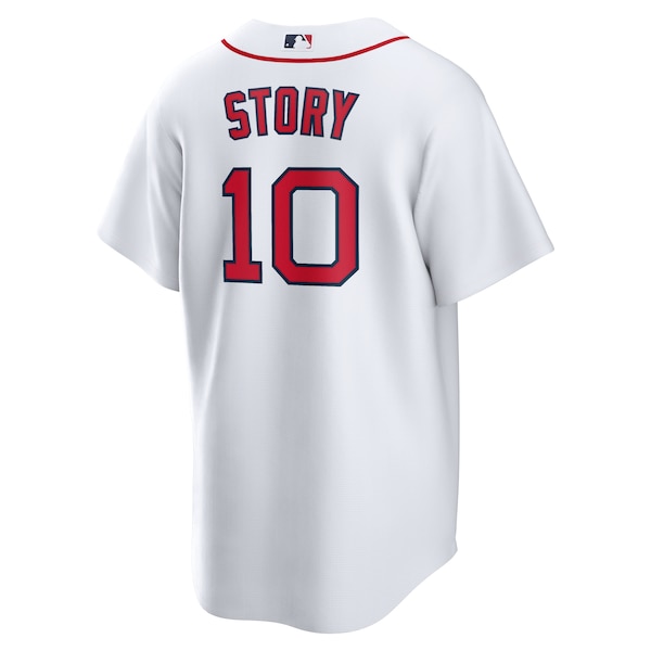 Men's Boston Red Sox Trevor Story Nike White Home Replica Jersey