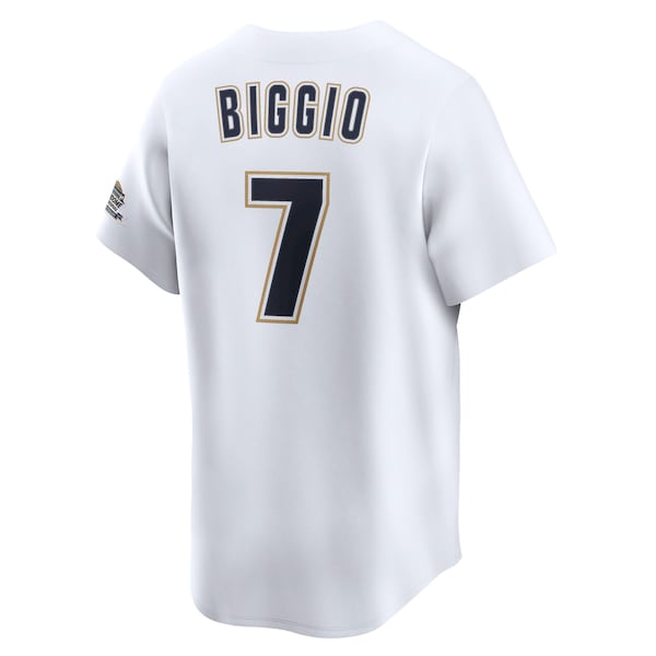 Men's Houston Astros Craig Biggio Nike White Throwback Cooperstown Collection Limited Jersey