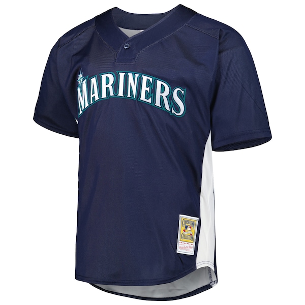 Men's Seattle Mariners Ken Griffey Jr. Mitchell & Ness Navy Cooperstown Collection Mesh Batting Practice Jersey