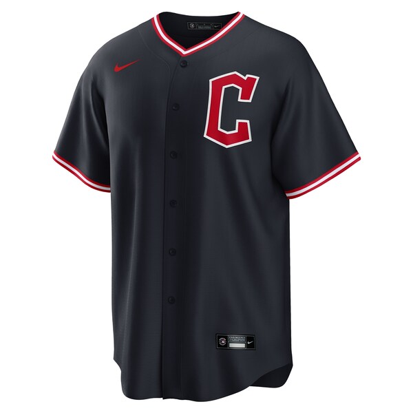 Men's Cleveland Guardians José Ramírez Nike Navy Alternate Replica Jersey