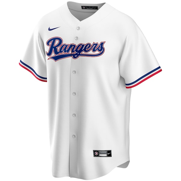 Men's Texas Rangers Nike White Home Replica Custom Jersey