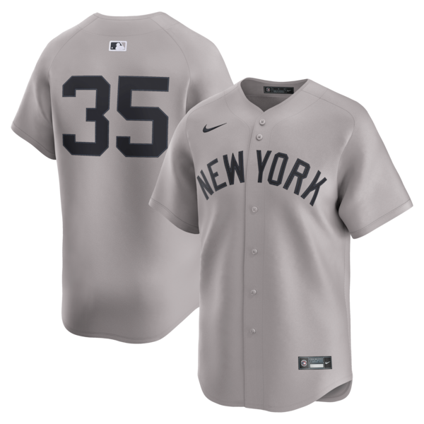 Men's New York Yankees Cody Bellinger Nike Gray Road Limited Player Jersey