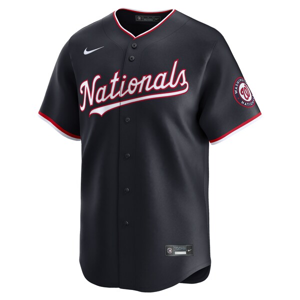 Men's Washington Nationals Nike Navy Alternate Limited Custom Jersey