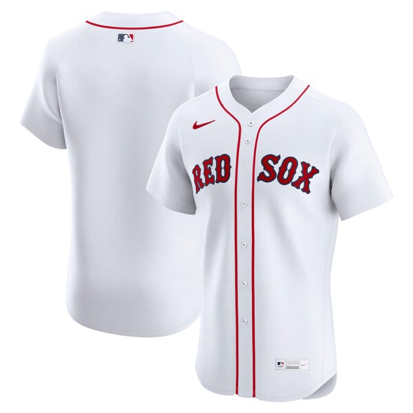 Men's Boston Red Sox Nike White Home Elite Jersey