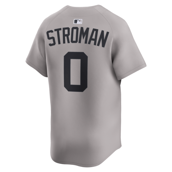 Men's New York Yankees Marcus Stroman Nike Gray Road Limited Player Jersey