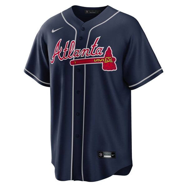Men's Atlanta Braves Austin Riley Nike Navy Alternate Replica Jersey