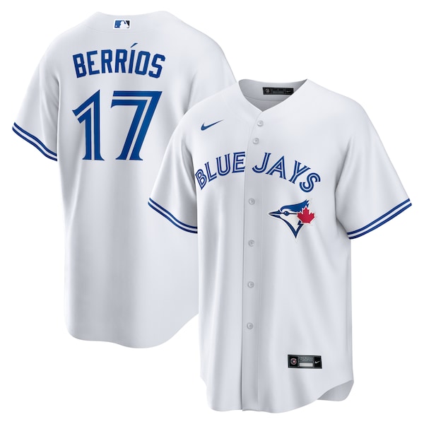 Men's Toronto Blue Jays Jose Berrios Nike White Home Replica Jersey