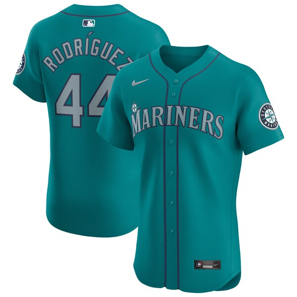 Men's Seattle Mariners Julio Rodríguez Nike Teal Alternate Elite Player Jersey