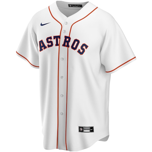 Men's Houston Astros Nike White Home Replica Custom Jersey