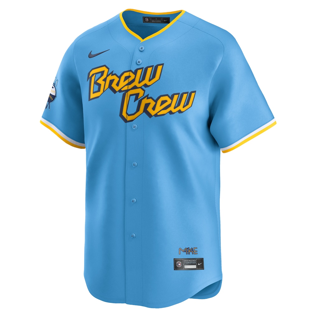 Men's Milwaukee Brewers Nike Powder Blue City Connect Limited Jersey