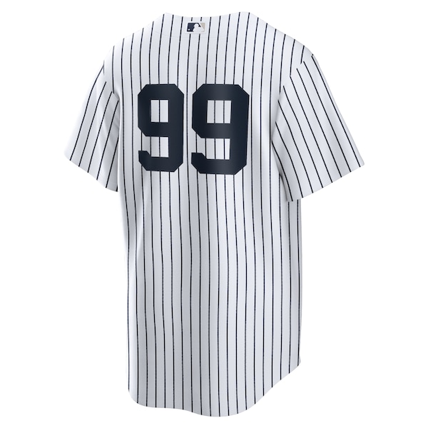 Men's New York Yankees Aaron Judge Nike White Home Replica Player Name Jersey