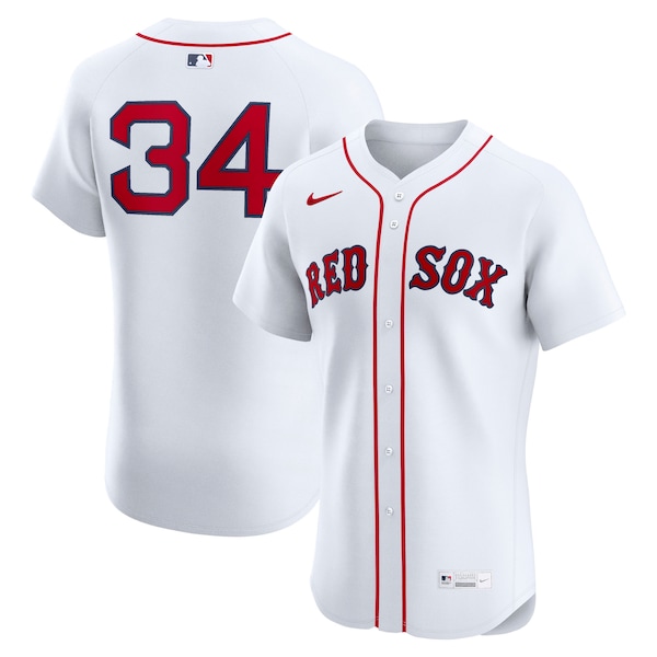 Men's Boston Red Sox David Ortiz Nike White Home Elite Jersey