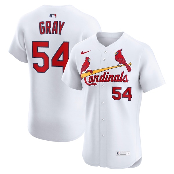 Men's St. Louis Cardinals Sonny Gray Nike White Home Elite Jersey