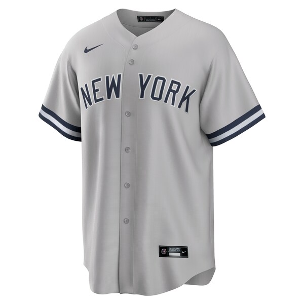 Men's New York Yankees Aaron Judge Nike Gray Road Replica Player Name Jersey