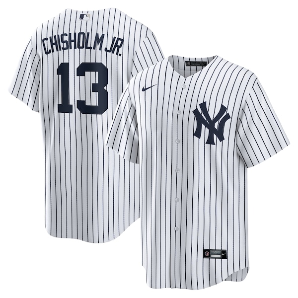 Men's New York Yankees Jazz Chisholm Jr. Nike White Home Replica Player Jersey