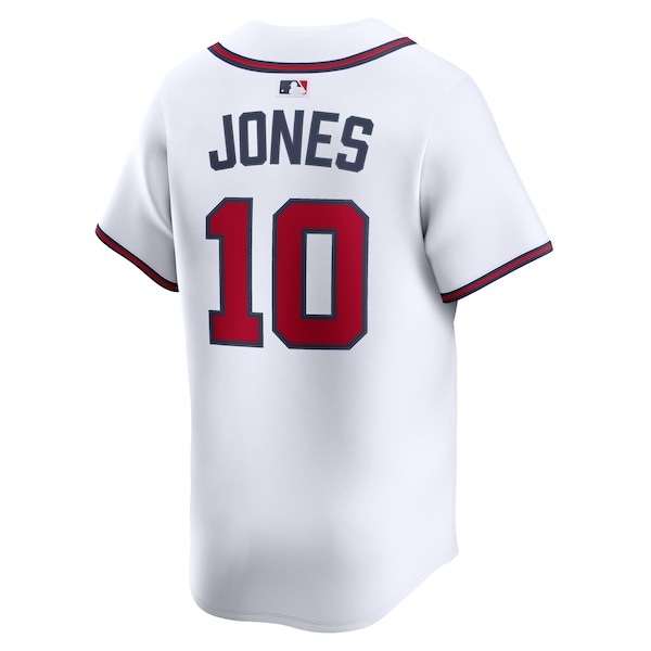 Men's Atlanta Braves Chipper Jones Nike White Home Retired Limited Player Jersey
